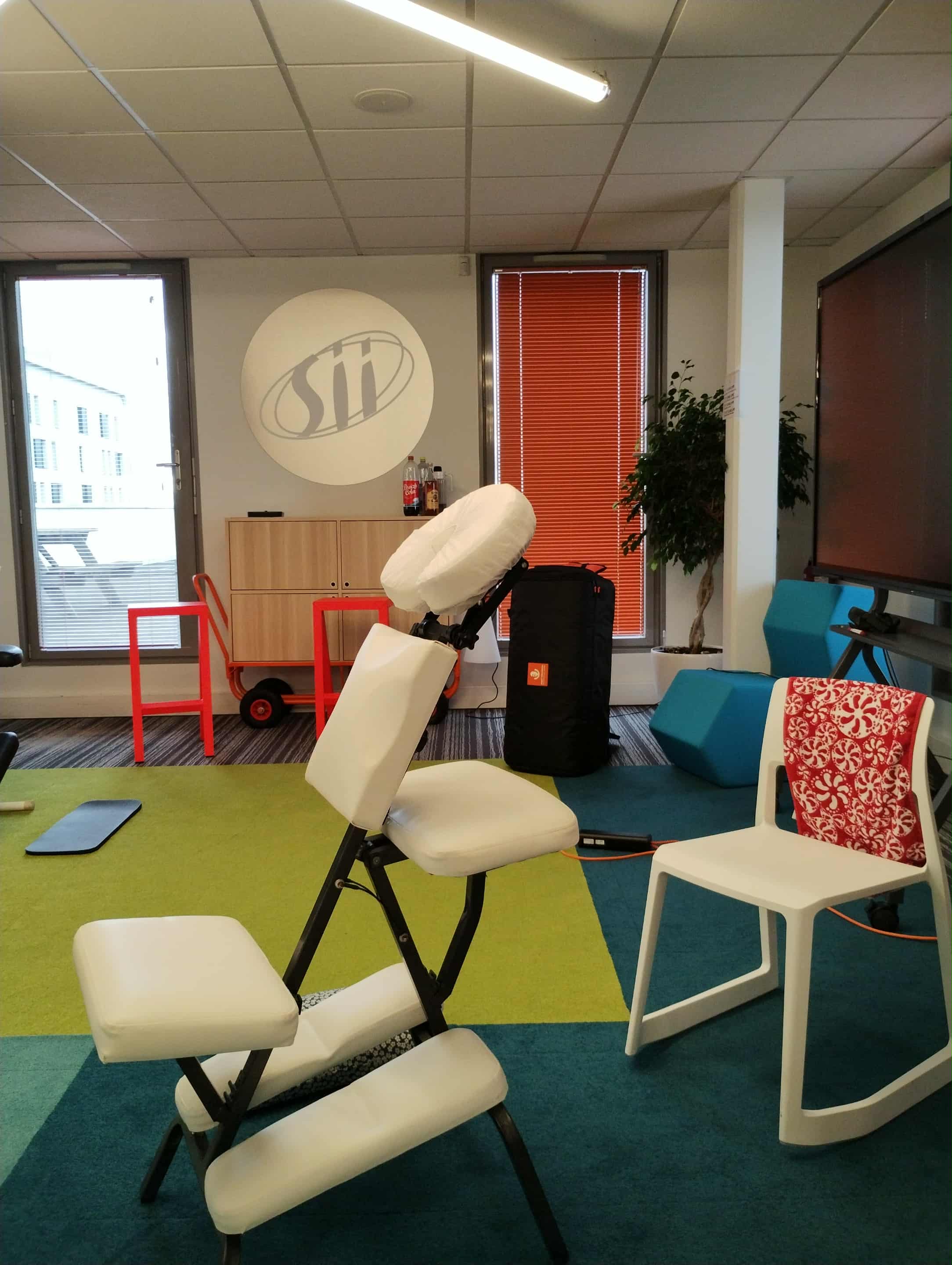 Massage Amma assis en entreprise